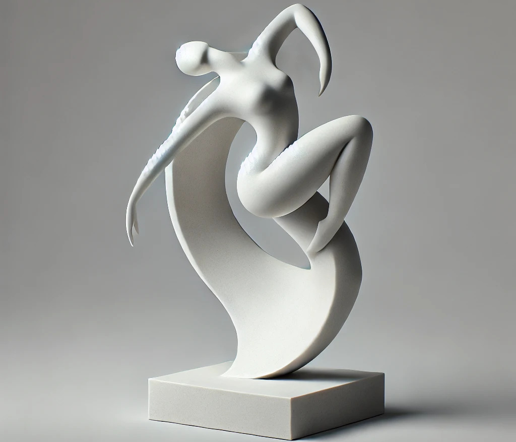 'Abstract Dancing Figure by Minimalist'