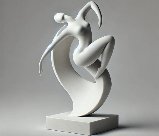 'Abstract Dancing Figure by Minimalist'